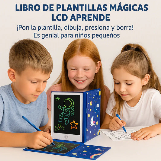 Libro de Plantillas Mágicas LCD Aprende